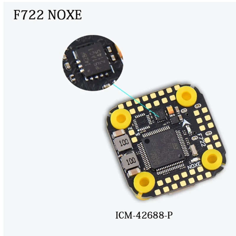 F722 NOXE FC ICM-42688-P 3-6S STM32 TYPE-C Forelrs TBS CRSF SBUS IBUS DSM2 DSMX FPV Drone