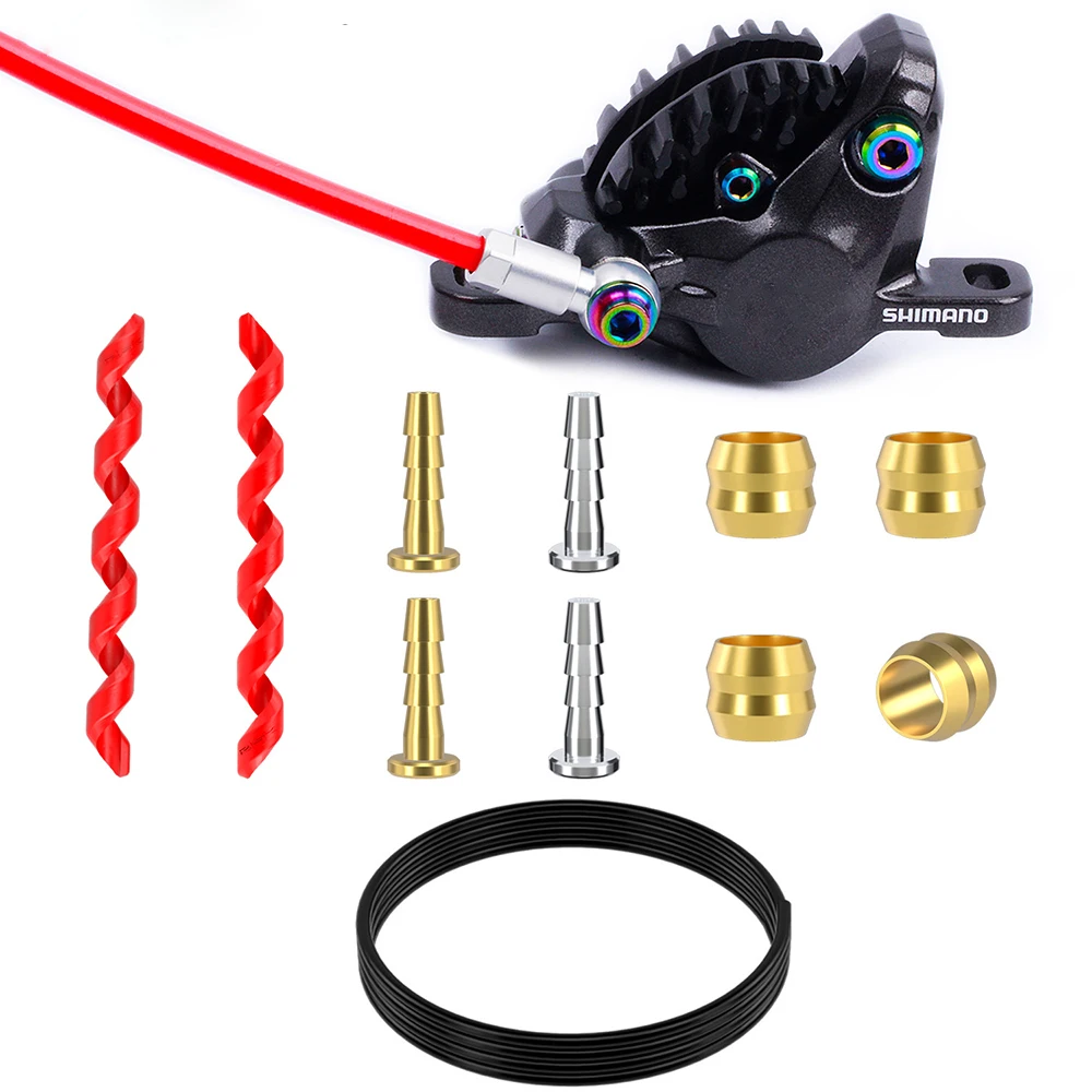 2500mm Bicycle Hydraulic Disc Brake Hose 3 Layers Oil Tube For BH59 BH90 Sram Magura Hydraulic Oil Brake oil needle Bike parts