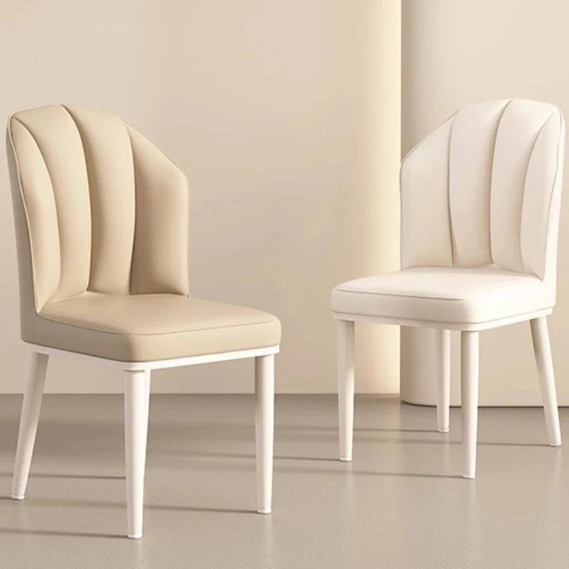 

Luxury Chairs Modern Minimalist Dressing Back Rest Designer Unique Single Chair Comfortable White Mueble Salon Home Furniture