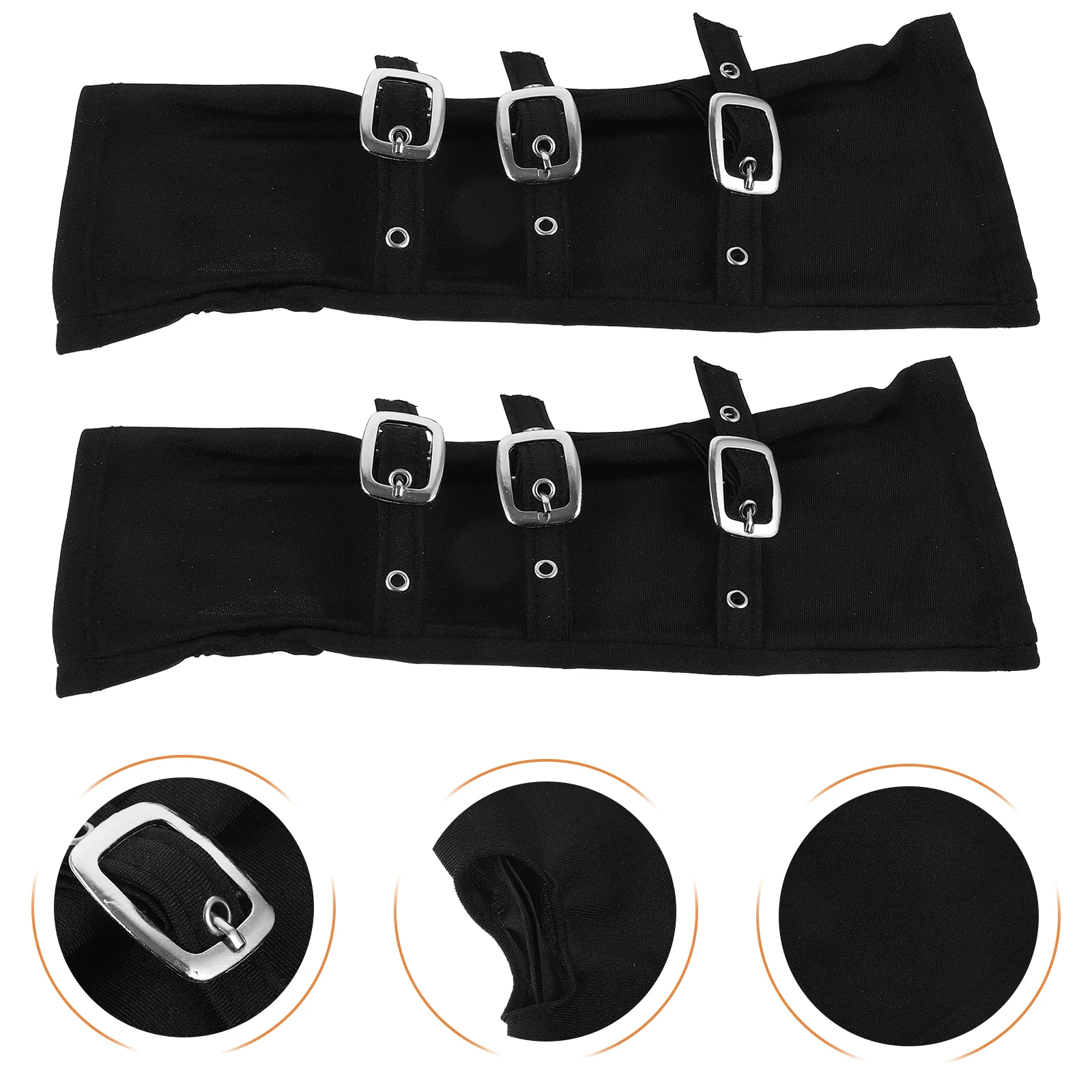 

1pcs 1 Pair Vintage Style Cosplay Arm Guard Bracers Wrist Protector Halloween Party Roleplay Durable Cloth Adjustable Size