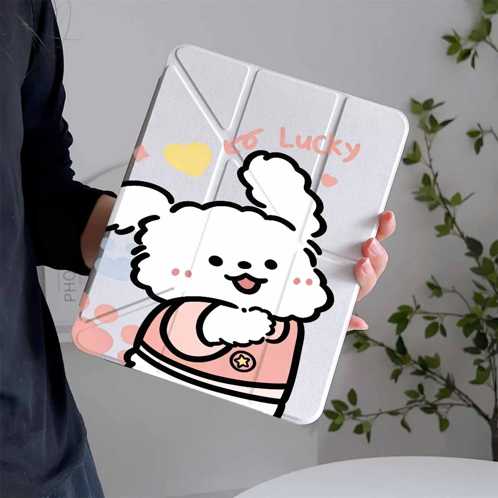 Trending Lucky Rabbit For Samsung Galaxy Tab A8 A9 A11 S6 S7 S8 S9 S10 FE Plus Lite Protective With Pen Slot Tablet Case