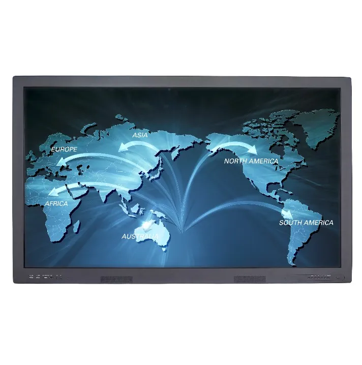 55 Inch 65 Inch 75 Inch Meeting Room Smart Interactive Whiteboard Android Win7 Dual Operation System 4k Display