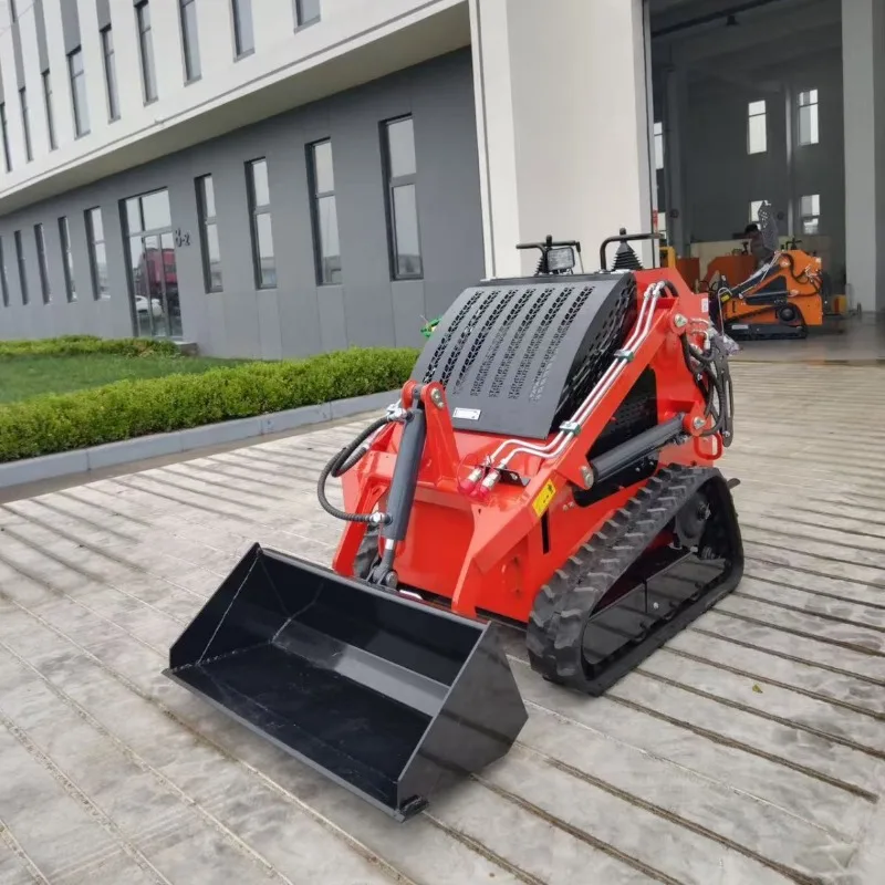 Agricultural small 460 skid loader multi-functional indoor construction forklift, can export four-wheel drive skid forklift