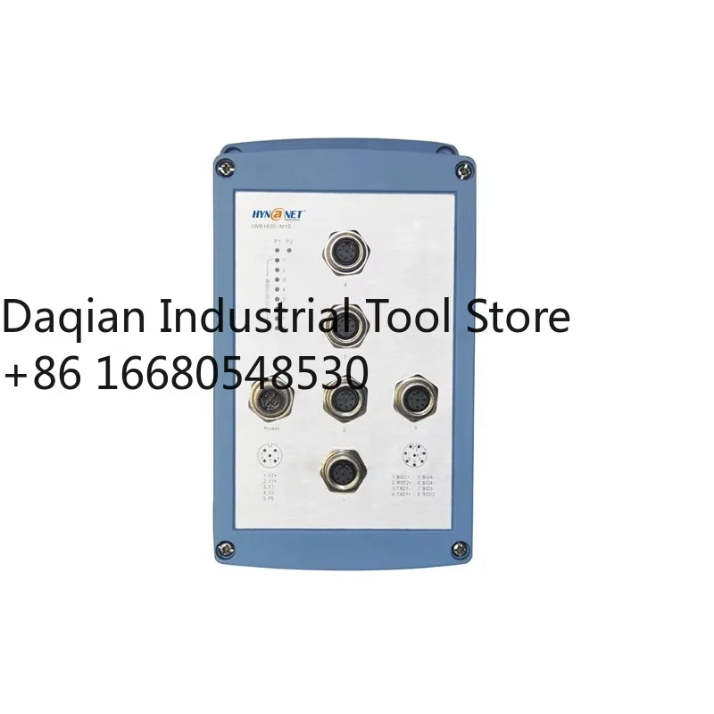 3dsGigabit EN50155 Industrial Switch  5 Ports 10/100/1000M M12 Connector Industrial PoE Switch