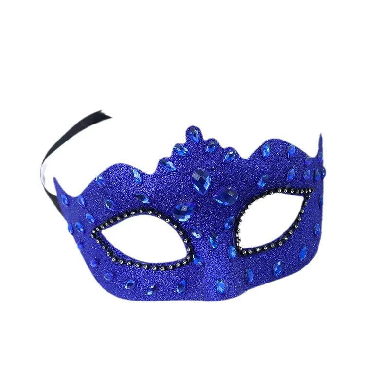 Flash Anime Cosplay Mask Makeup Mask Sexy Ball Prop Costume Halloween Mask Diamond Queen Mask