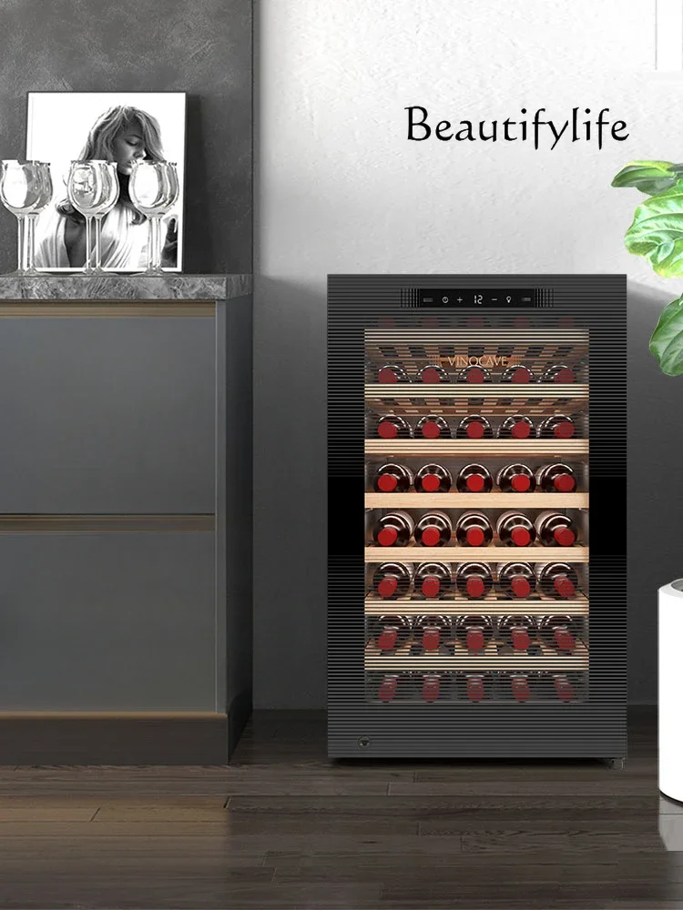 Wine Cabinet Constant Temperature Wine Cooler Cellar Grade Living Room Home Ice Bar Red Wine Refrigerator Refrigeration