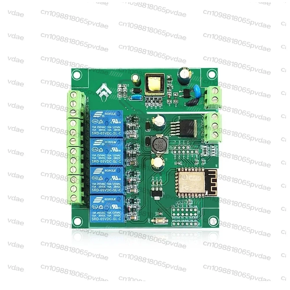 Module de relais sans fil WIFI ESP8266 à 2/4/8 canaux, carte de développement ESP-12F, interrupteur de relais à commande à distance, alimentation AC/DC