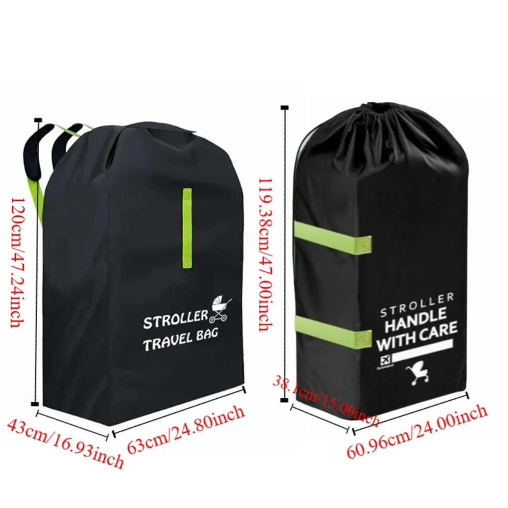 perfekter reisebegleiter Borsa da viaggio per passeggino dal design leggero impermeabile con tracolla per carrozzina Borsa antipolvere universale