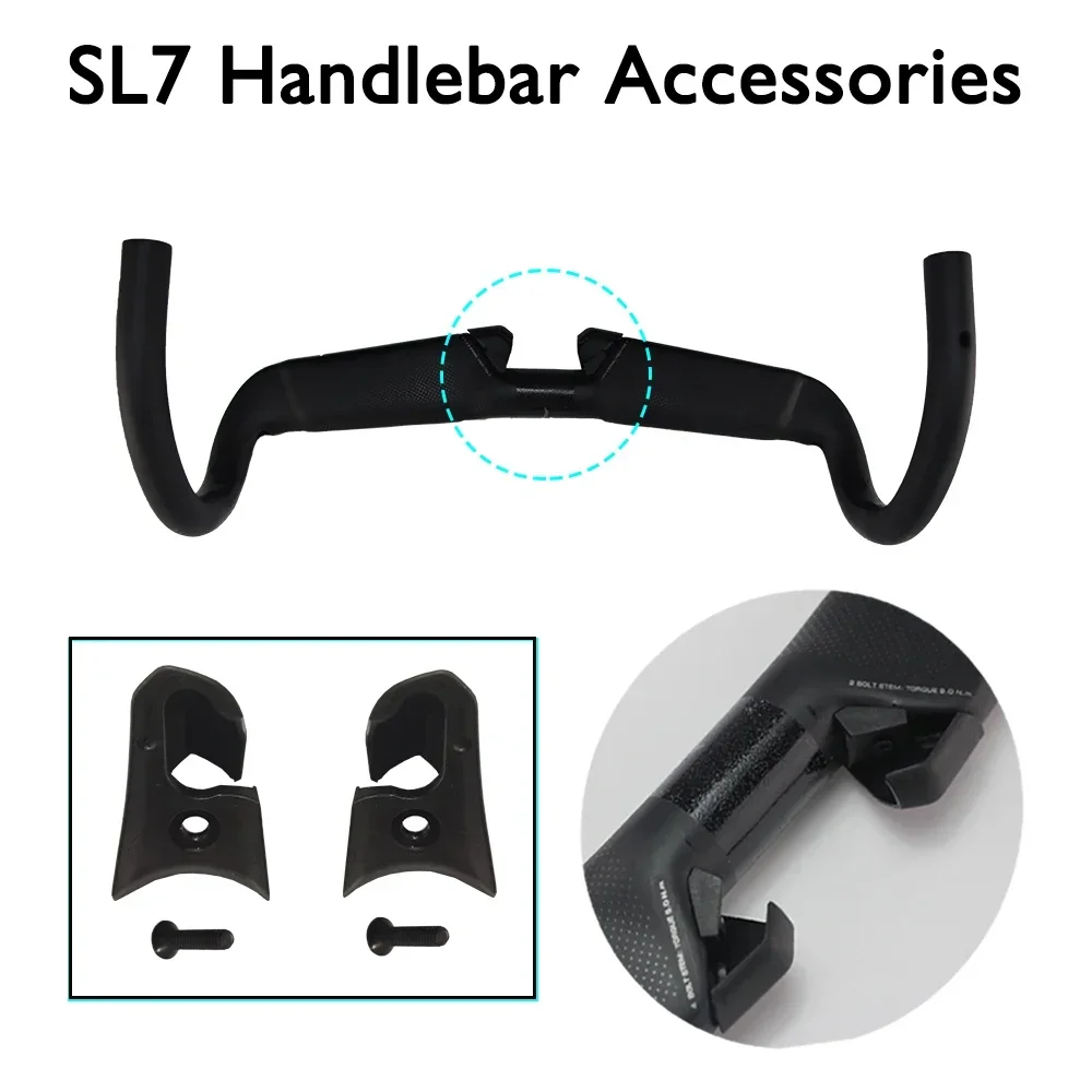 Bicycle No Logo Road Handlebar Customized 1:1 Full Set 400/420/440mm Handlebar/ Stem 90-110mm/Computer Stand Gasket And Cover