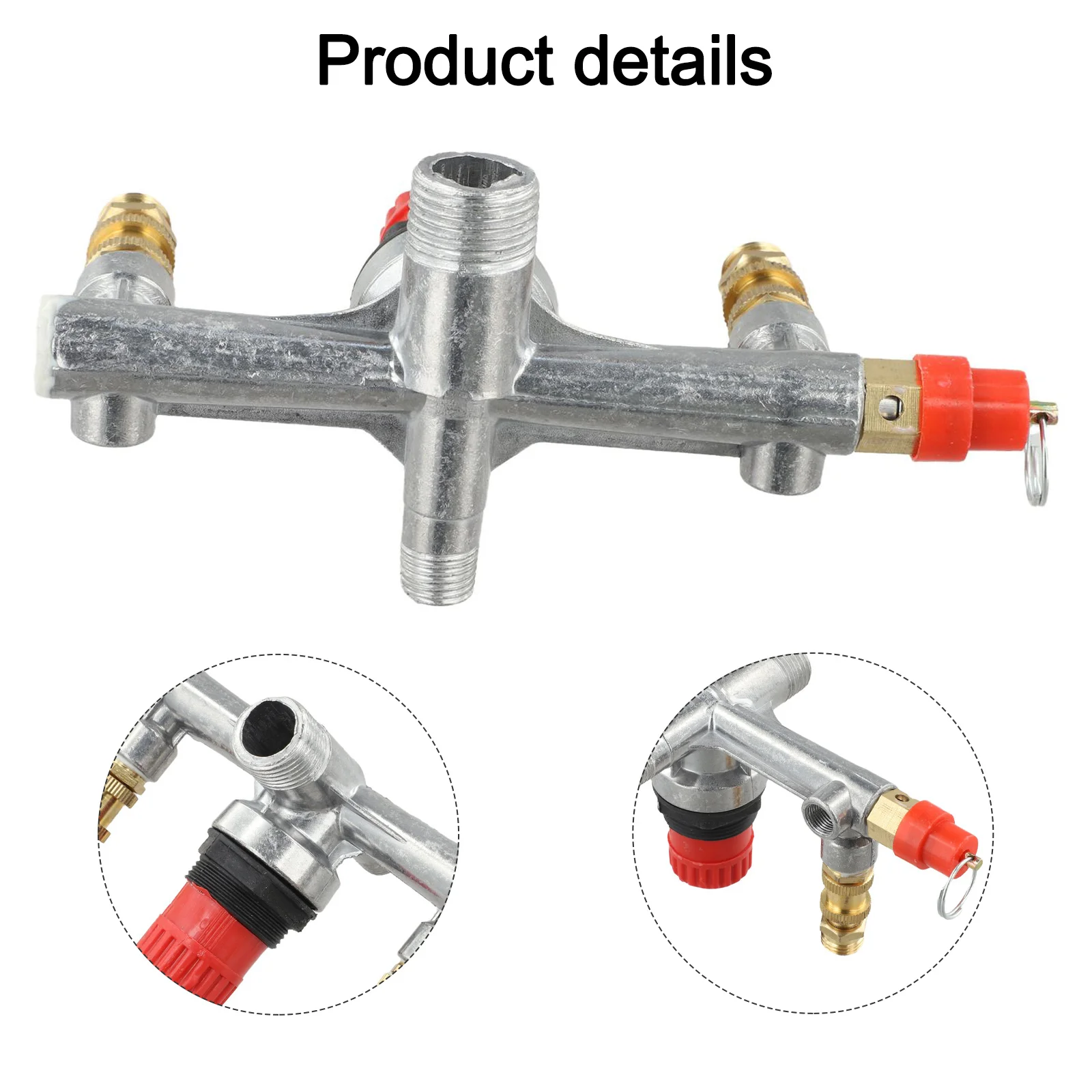 Air Pressure Safety Valve and Switch Bracket for Air Compressor Pump Parts Designed for Piston Compressor Non Adjustable Systems