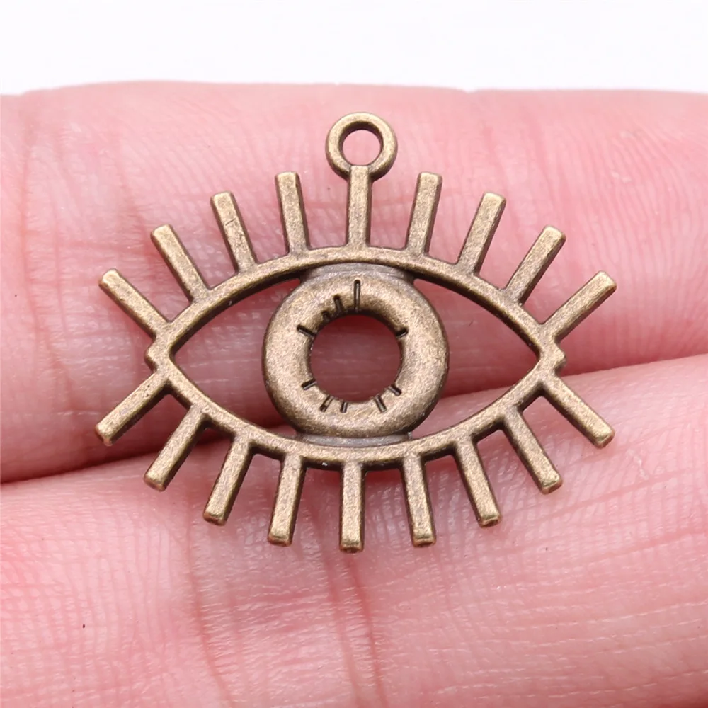 20pcs Witch Evil Eye Charms, DIY Jewelry Making