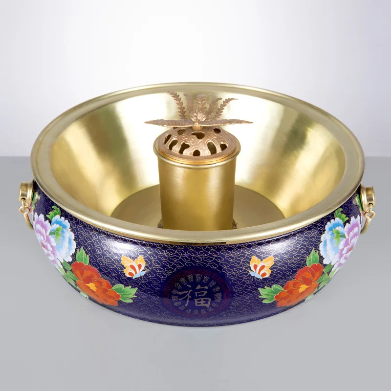 Cooker Compatible Copper Pot with Pure Copper Cover, Uncoated, Suitable for Commercial and Domestic Use