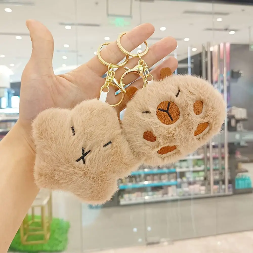 Simulation Capybara Rodent Capybara Plush Pendant Pentagram Stuffed Animal Capybara Plush Keyring Sun Soft Capybara Plushie Doll