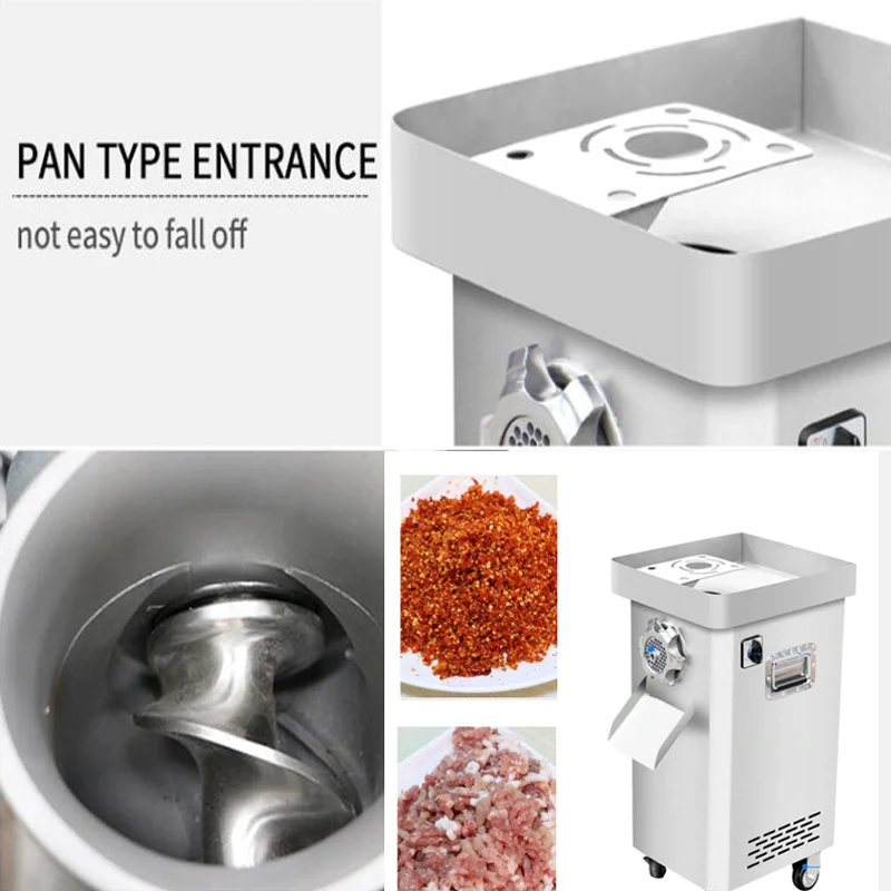 Multi-Function Commercial Electric Meat Grinder Industrial Meat Mincer with Sausage Stuffer Attachment