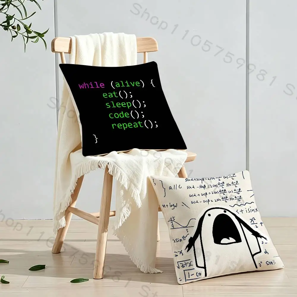 Programming Engineer Gifts PillowCase Sofa Cushion Cover Suitable For Home Bedroom Room custom Decor