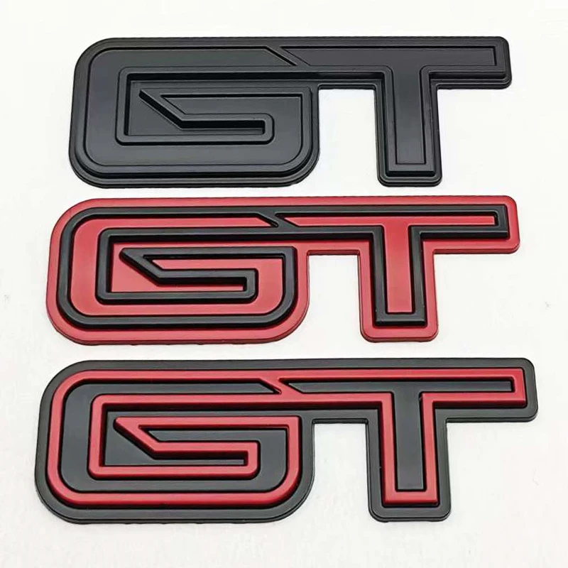 

3D металлический значок GT для стайлинга автомобиля, наклейка-эмблема для Ford Mustang SHELBY GT, аксессуары для декора авто