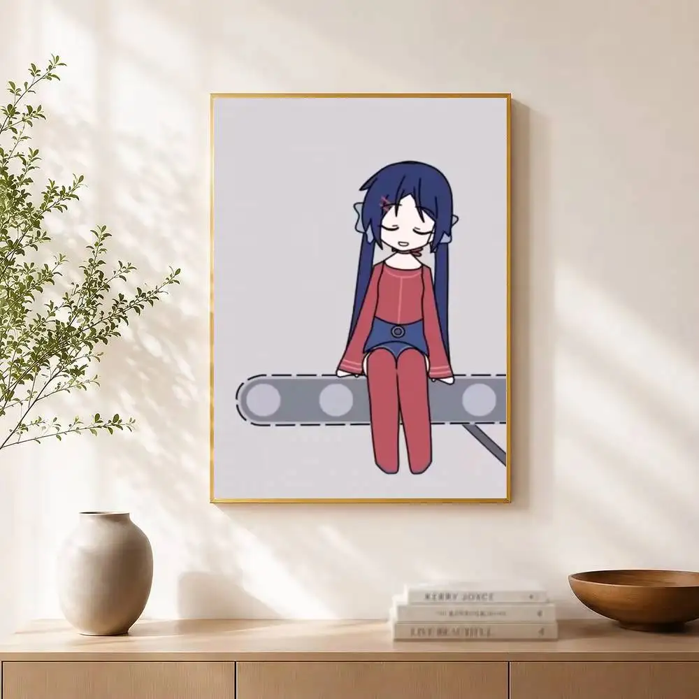 Game M-MiSide Mita Cute Poster High Quality Dorm Living Room Aesthetic Wall Decoration Painting Stickers Gift