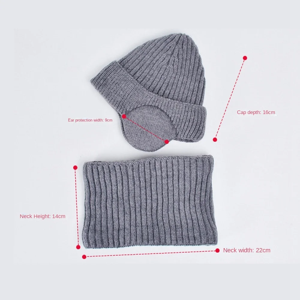 Nieuwe Pluche Baby Hoeden Sjaal Set Winddicht Houden Warm Winter Baby Cap Dikke Bescherming Baby Beanie Sjaal Jongens Meisjes