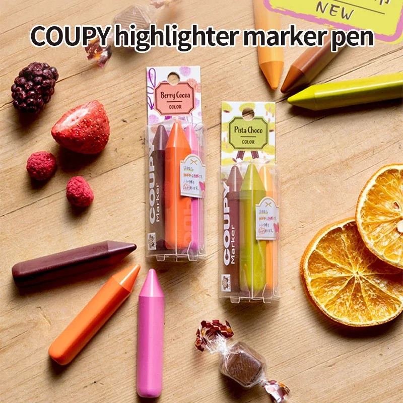 

Sakura 6Pcs/Box Cute Highlighter Pen Set Fluorescent Markers Highlighters Pens Marker for DIY Paiting School Students Stationery