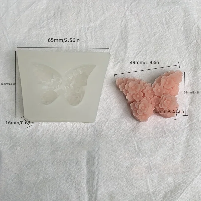 Schmetterlings-Silikonform – DIY-Kerzenform aus Kunstharz und Heimdekoration – Detail 4
