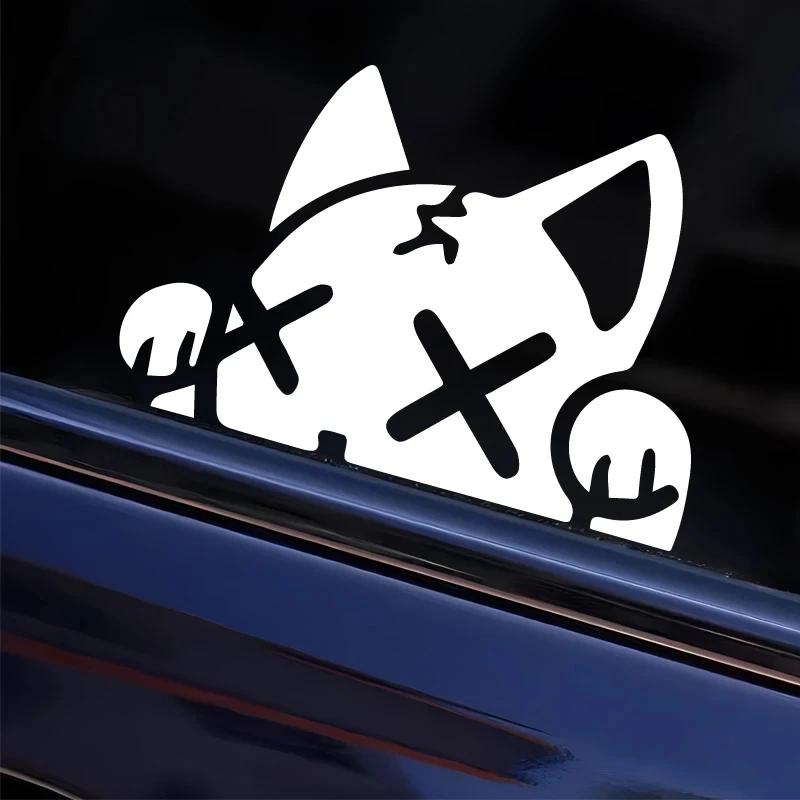 

CARTOON CAT Car Sticker Laptop Bumper Wall Truck Moto Bicycle Van Helmet Racing Camper Vinyl Decal PVC Wholesale