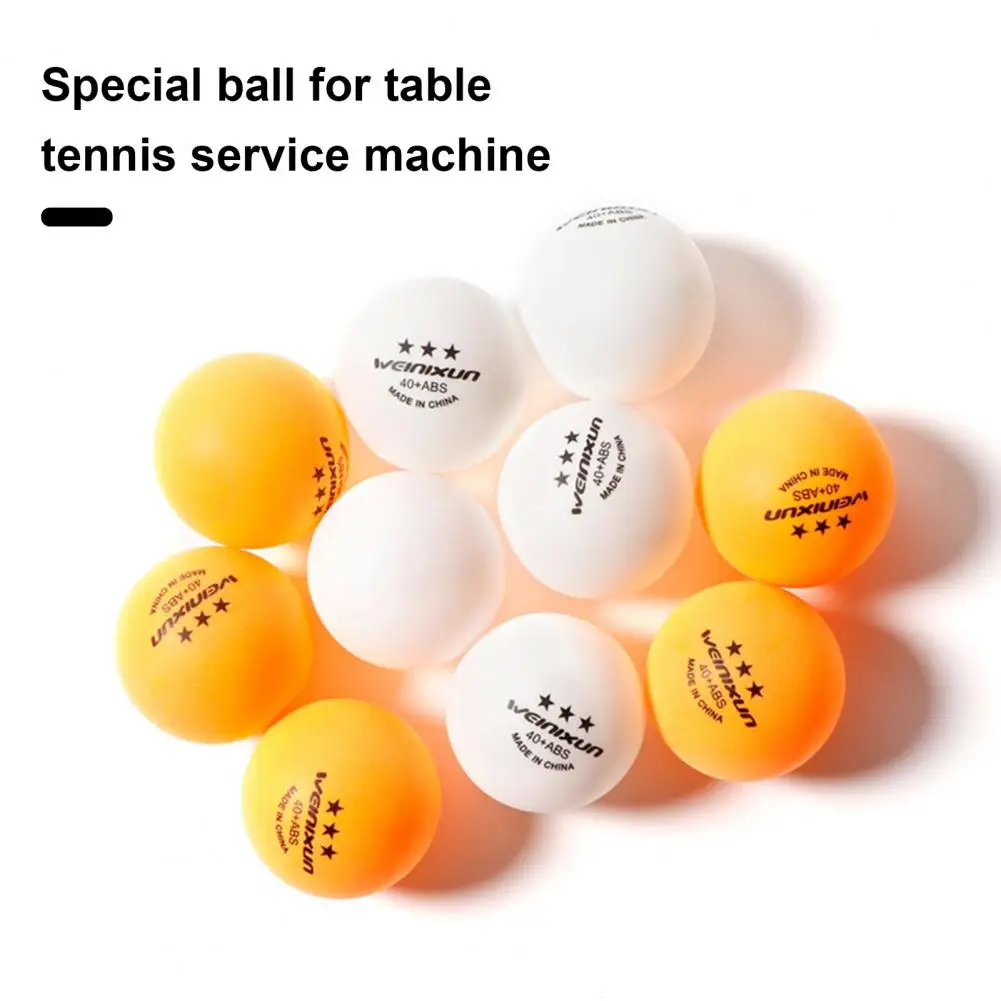 True Flight Table Tennis Ball Pingpong Ball High-performance 3-star Table Tennis Balls Set for Indoor/outdoor Match Training