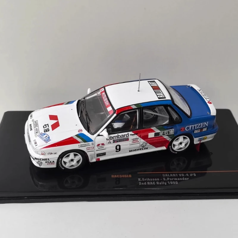

Литой под давлением IXO масштаб 1:43 Галант VR-4 # 9 RAC Rally 1990 г., модель автомобиля из сплава, коллекция для взрослых, украшения, подарочные игрушки, статический дисплей