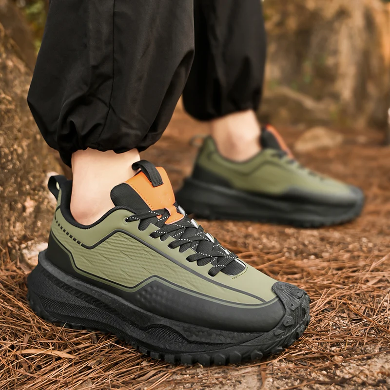 

Men's sports shoes, lightweight carbon plate racing running shoes, winter shock absorption, anti slip, wear-resistant, breathabl