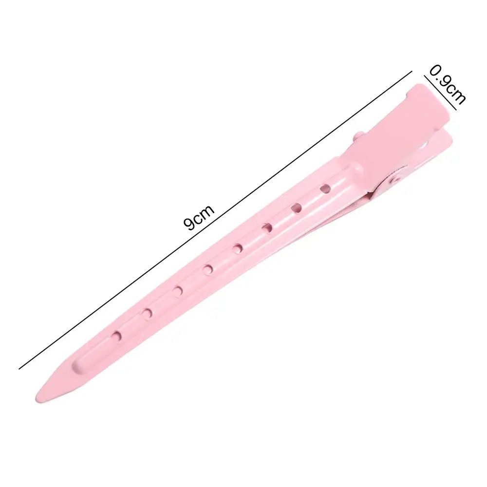 ไอศกรีมสี Hairdressing Hairpin ผมตําแหน่งคลิป Anti-SLIP Traceless Duckbill คลิป Barrettes Headwear ผมจัดแต่งทรงผมเครื่องมือ