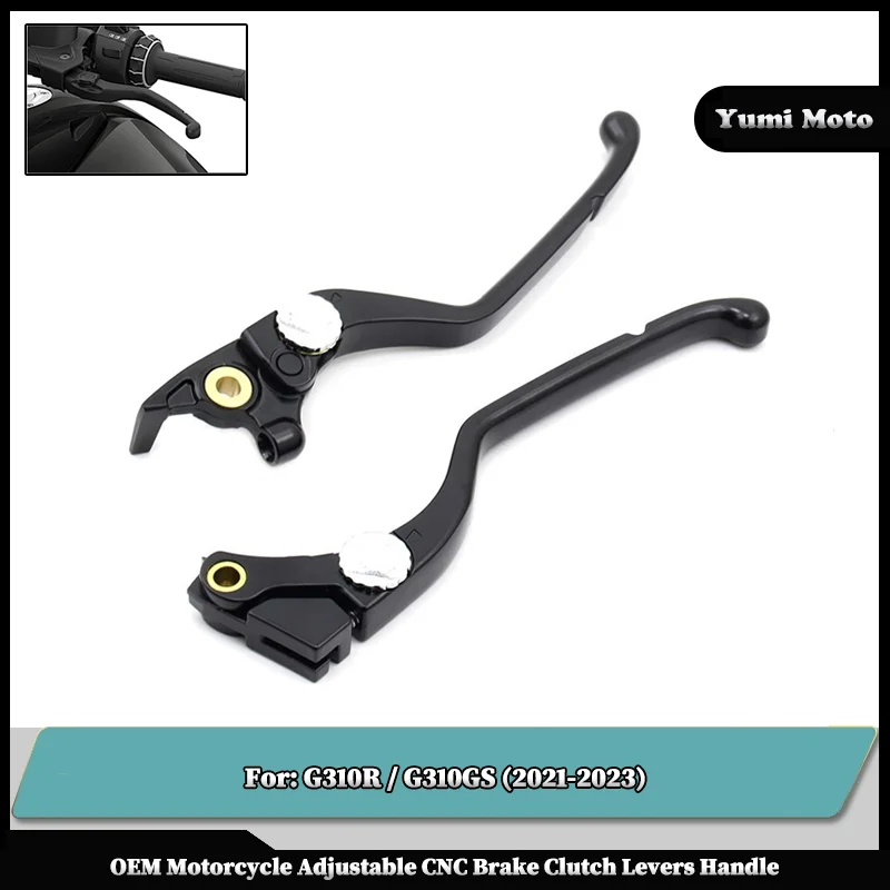

OEM Motorcycle Adjustable CNC Brake Clutch Levers Handle For BMW G310R / G310GS 2021-2023
