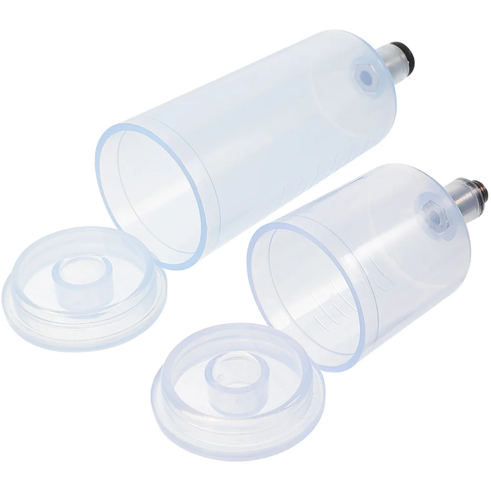 

2pcs Airbrush Paint Bottles 20ml 40ml Dismountable Refillable Clear Split Type Siphon Bottom Feed Spray Pen Accessories
