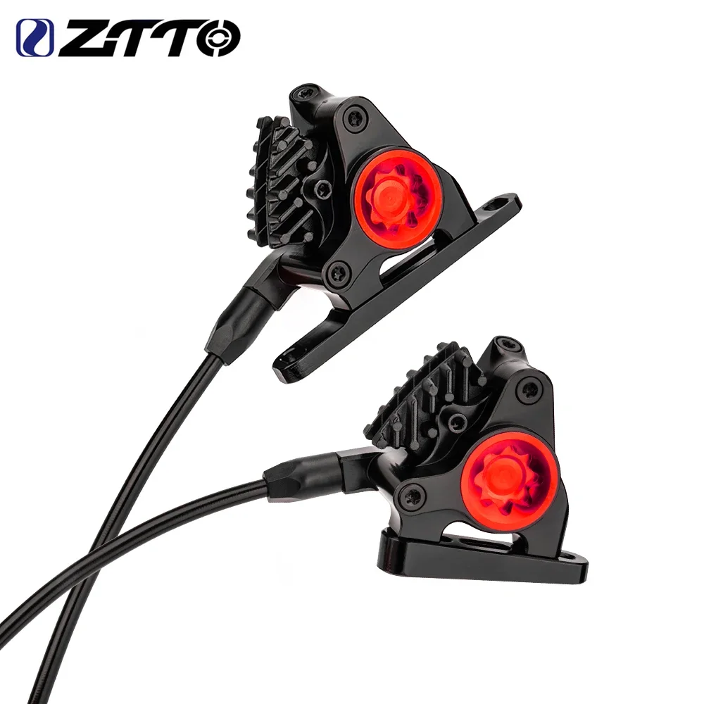 

ZTTO CNC Road Bike Hydraulic Disc Brake Caliper 35mm 71mm Flat Mount Ultegra Di2 Red Bicycle Cooling Pad For 140mm Rotor