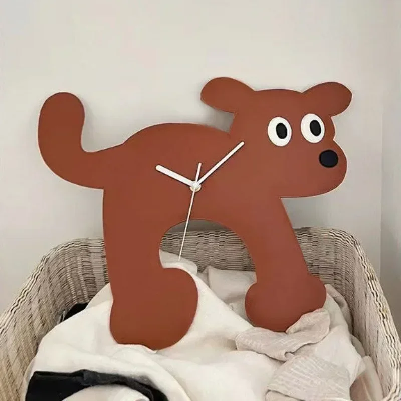Creative Wall Clock Cat Dog Watches Acrylic Bedroom Silent Clocks Art Interior Living Room Modern Cute Home Decoration Gifts