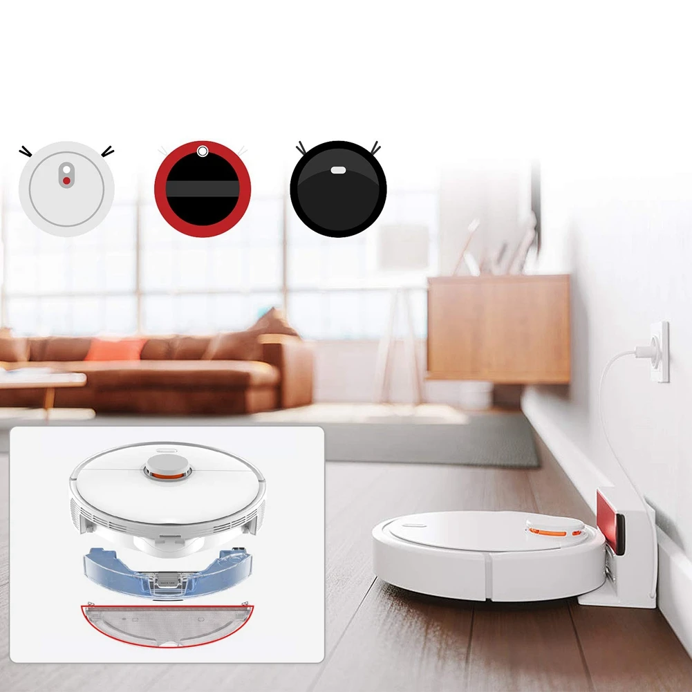 6 sztuk ściereczek do mopa z pełnym pokryciem do odkurzacza Xiaomi Roborock S5 S50 S51 S55 S6 S6 MAXV S5 MAX E25 E35