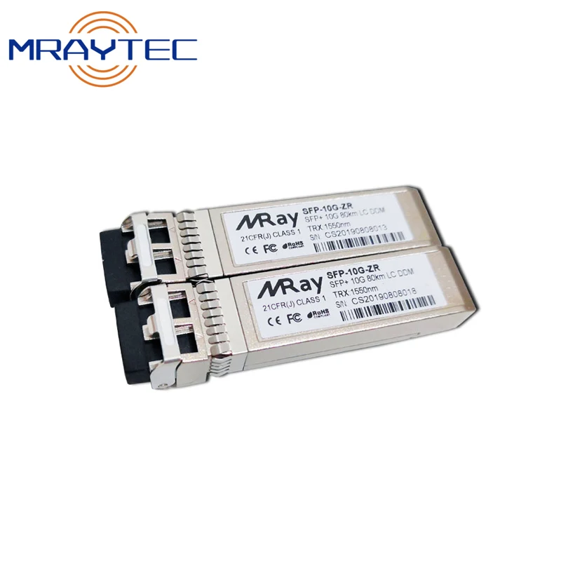 

10GBASE-ZR SFP+ 1550nm 80km DOM LC SM 10G Transceiver Module Cisco SFP-10G-ZR Compatible