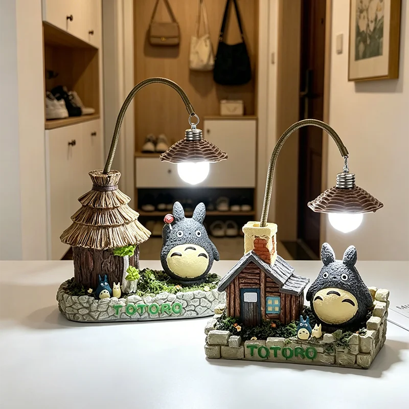 Totoro LED Desk Lamp Night Light lit up