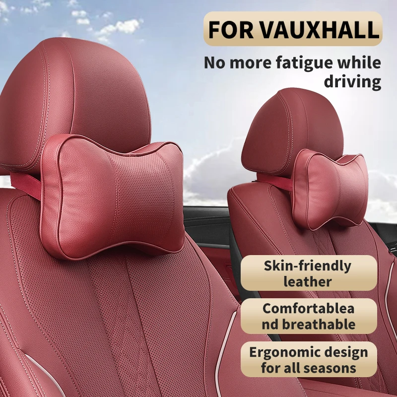 Universal Car Interior Neck Protector Horn Headrest Neck Pillow For Vauxhall Corsa Astra Mokka-e Grandland X Combo Vivaro Movano