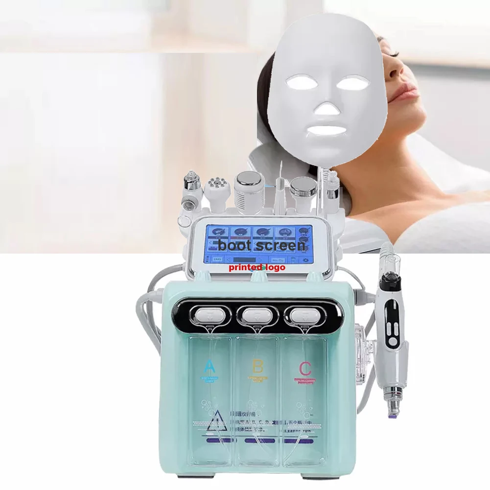 

Cleansing Hydro Facial Skin Care Scalp Massager Machine Skin Rejuvenation Machine H2O2 Hydralift Beauty Salon Equipment Newest