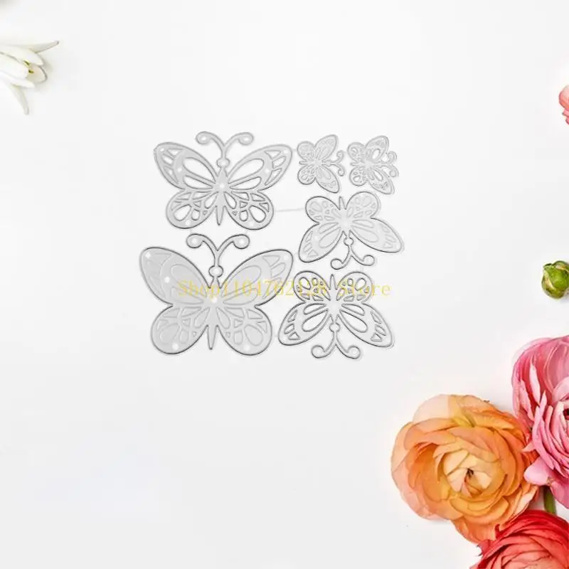 قطع الفراشة يموت الجوف خارج يموت التخفيضات قوالب النقش لصنع بطاقة أفضل بيع #4