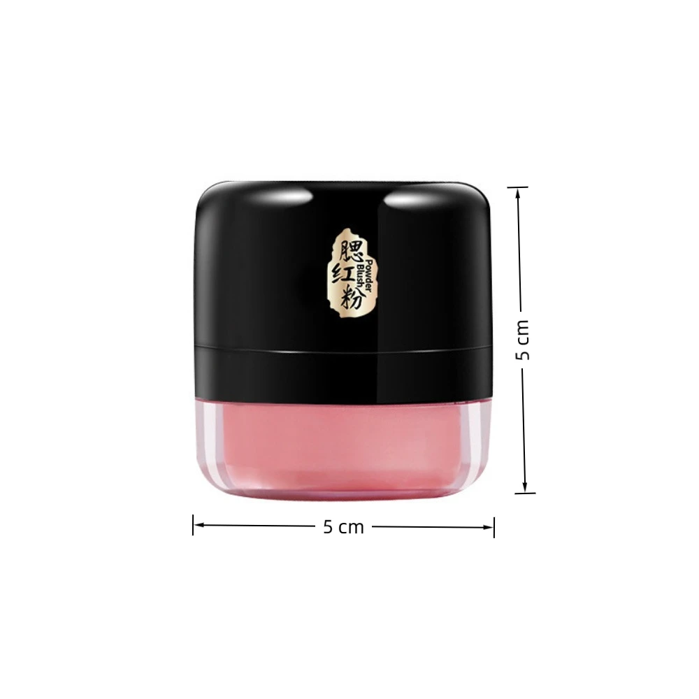 Poudre éclaircissante anti-transpiration, fard à joues naturel durable, contrôle de l'huile, poudre libre tête de champignon Orange