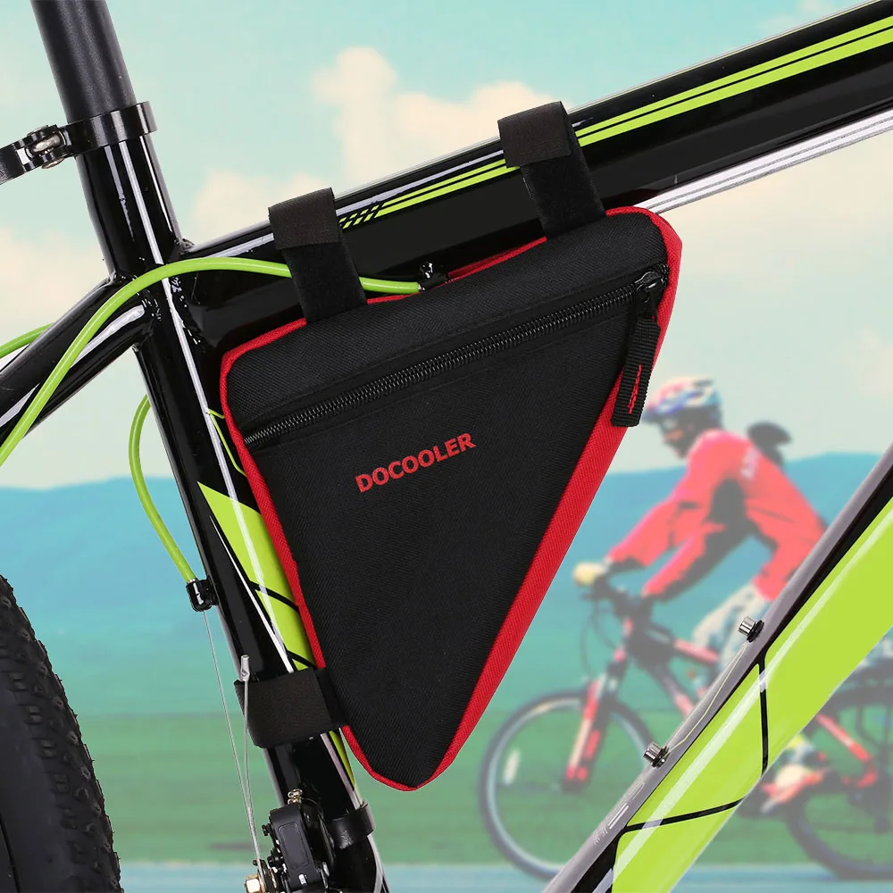 Docooler Triangle Cycling Bag Waterproof Bicycle Front Saddle Tube Frame Pouch Bag Holder Outdoor Sport Triangle Bicycle Bag