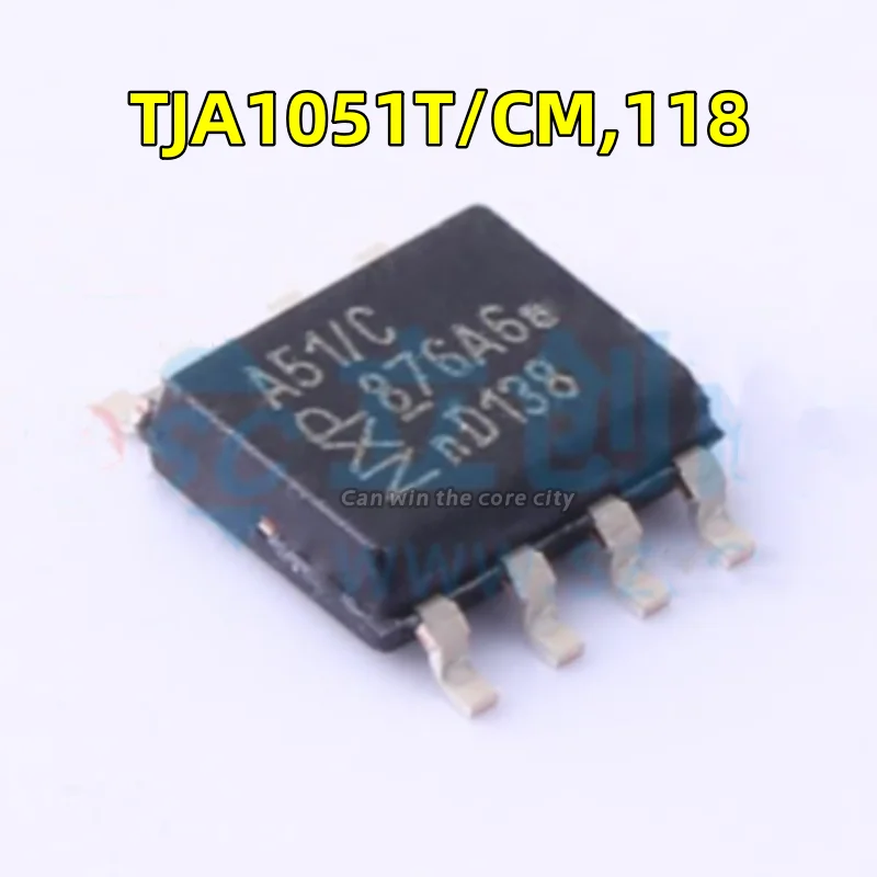 5-100 PCS/LOT New TJA1051T/CM,118 screen printing A51/C patch SOIC-8 CAN transceiver chip in stock