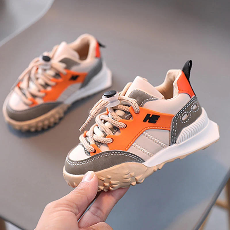 

New Kids Sports Shoes Baby Boys Mesh Breathable Outdoor Toddler Girls Casual Running Children's shoes Student campus Sneakers