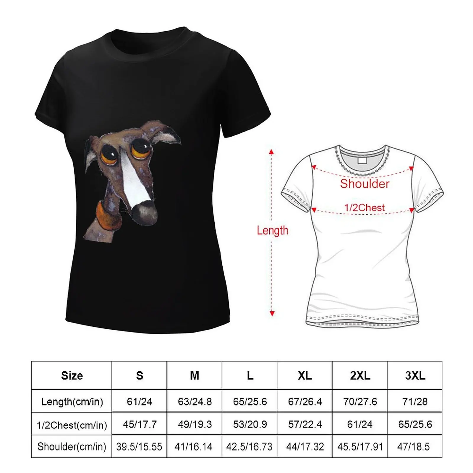 GREYHOUND g262 T-Shirt tees heavyweights plus sizes animal prinfor t-shirt dress for Women long