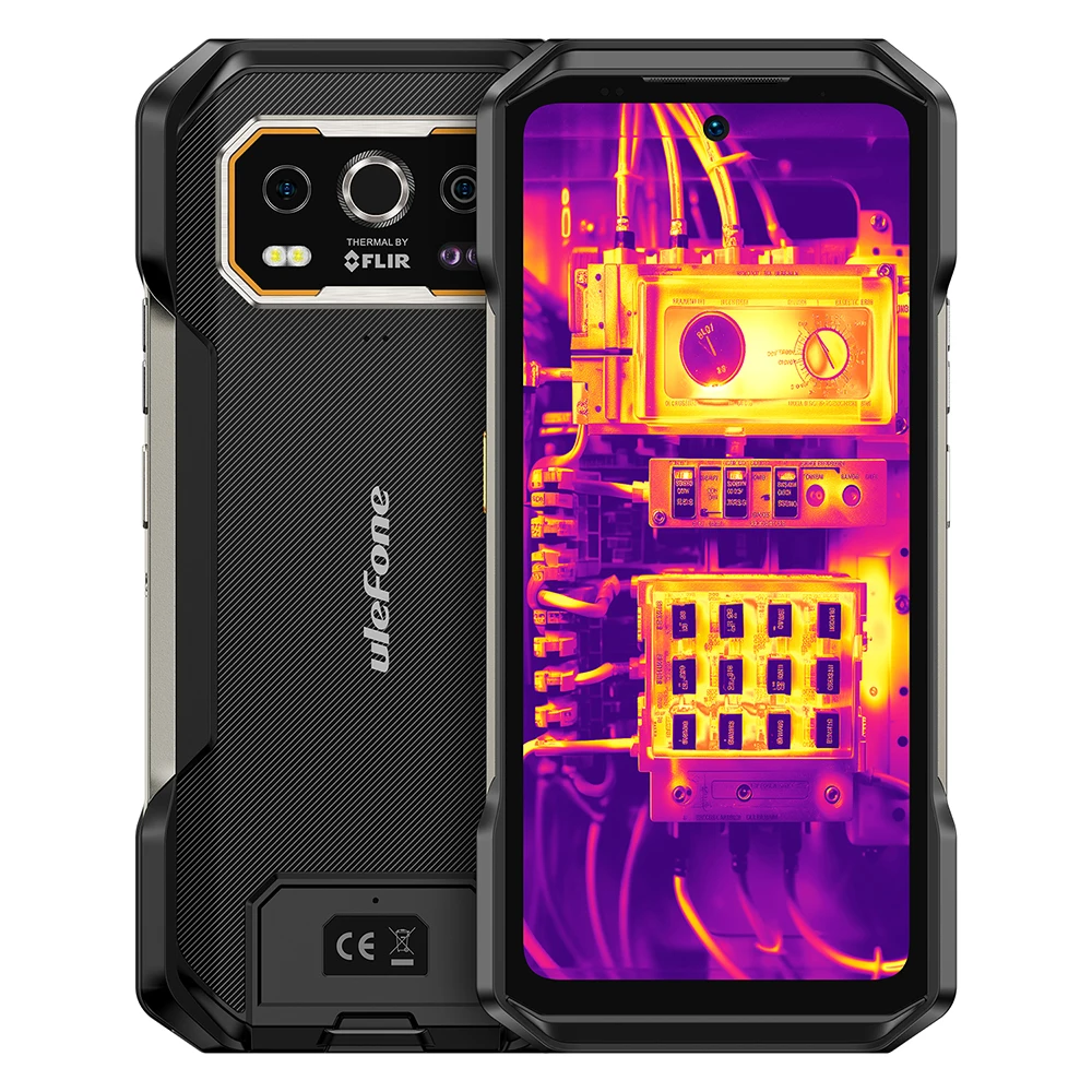 Ulefone Armor 27T Pro+ Защищенный смартфон с тепловизором, 12 ГБ+256 ГБ, ночное видение, 10600 мАч, 6.78', Dimensity 6300, 5G, NFC