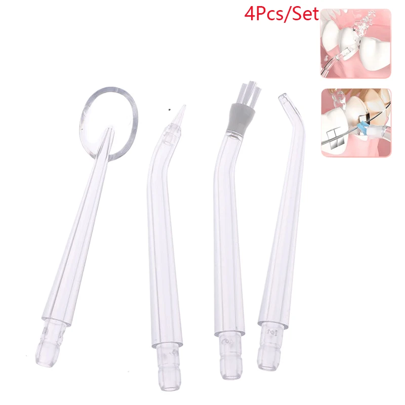 4Pcs/Set Replaceable Oral Dental Nozzles For Oral Irrigator Dental Water Jet Mouthwash Flosser