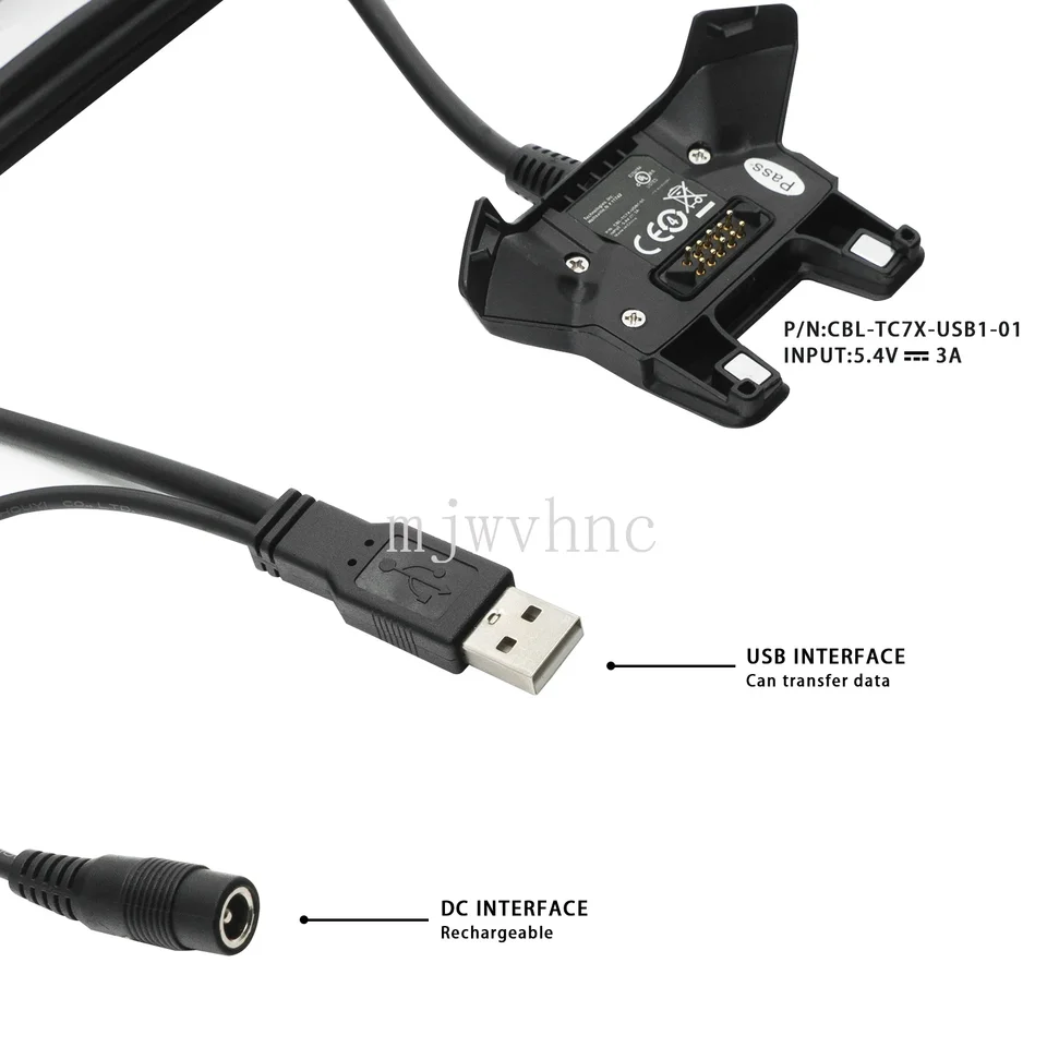 TC70 TC75 USB Charging Cable for Zebra TC72 TC77