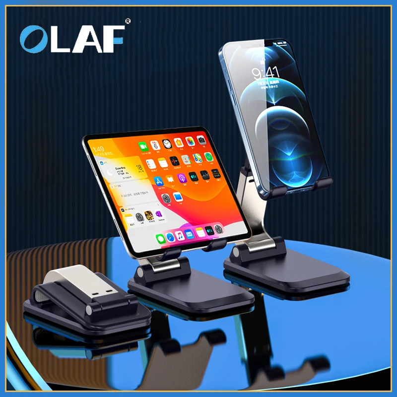 Phone Holder Foldable Holder for Phone Retractable Rotatable Stand for cell phone Desk soporte movil moto подставка для телефона