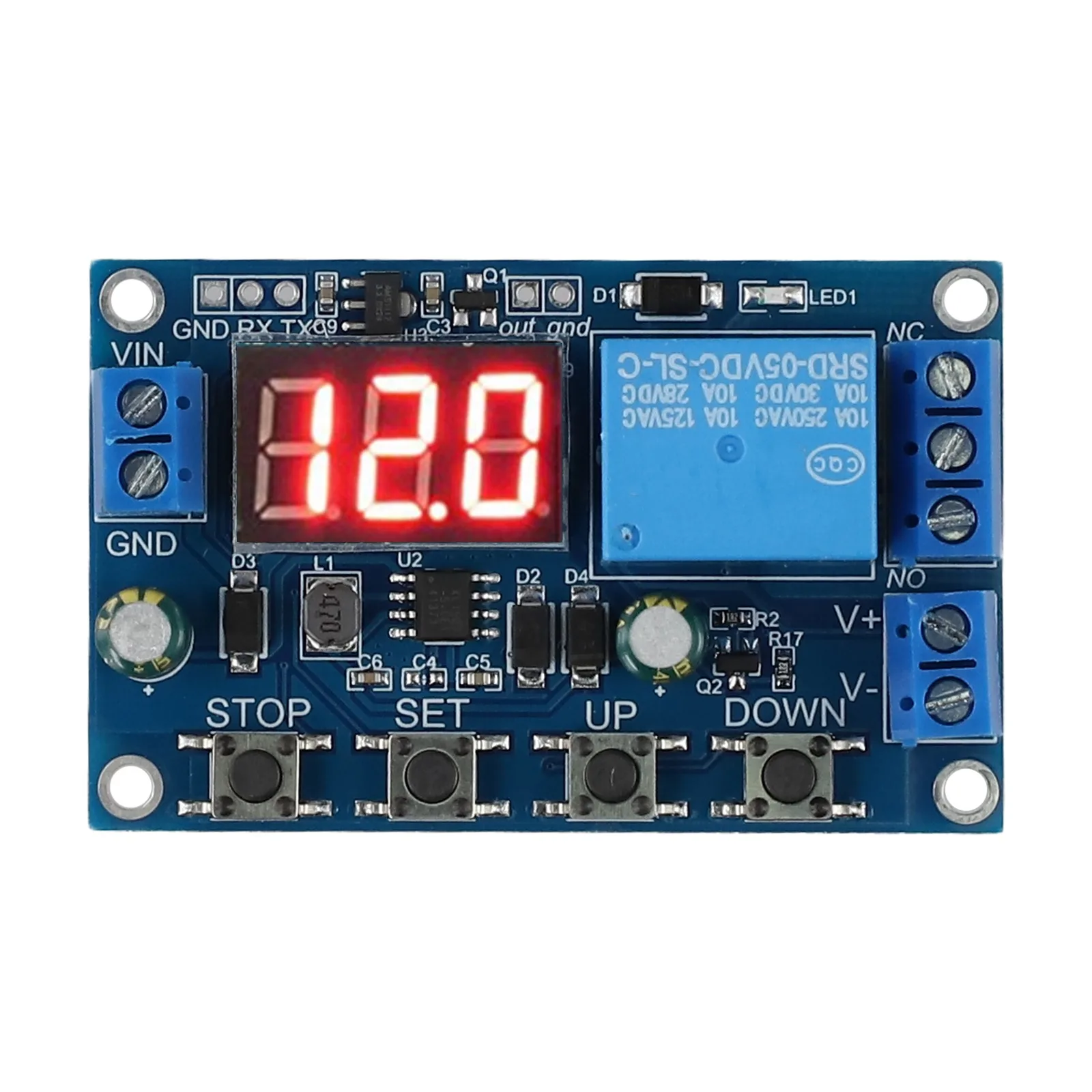 for xy DJ DC Battery Control Module with Timer Function Communication Interface and High-Level Output for External Control