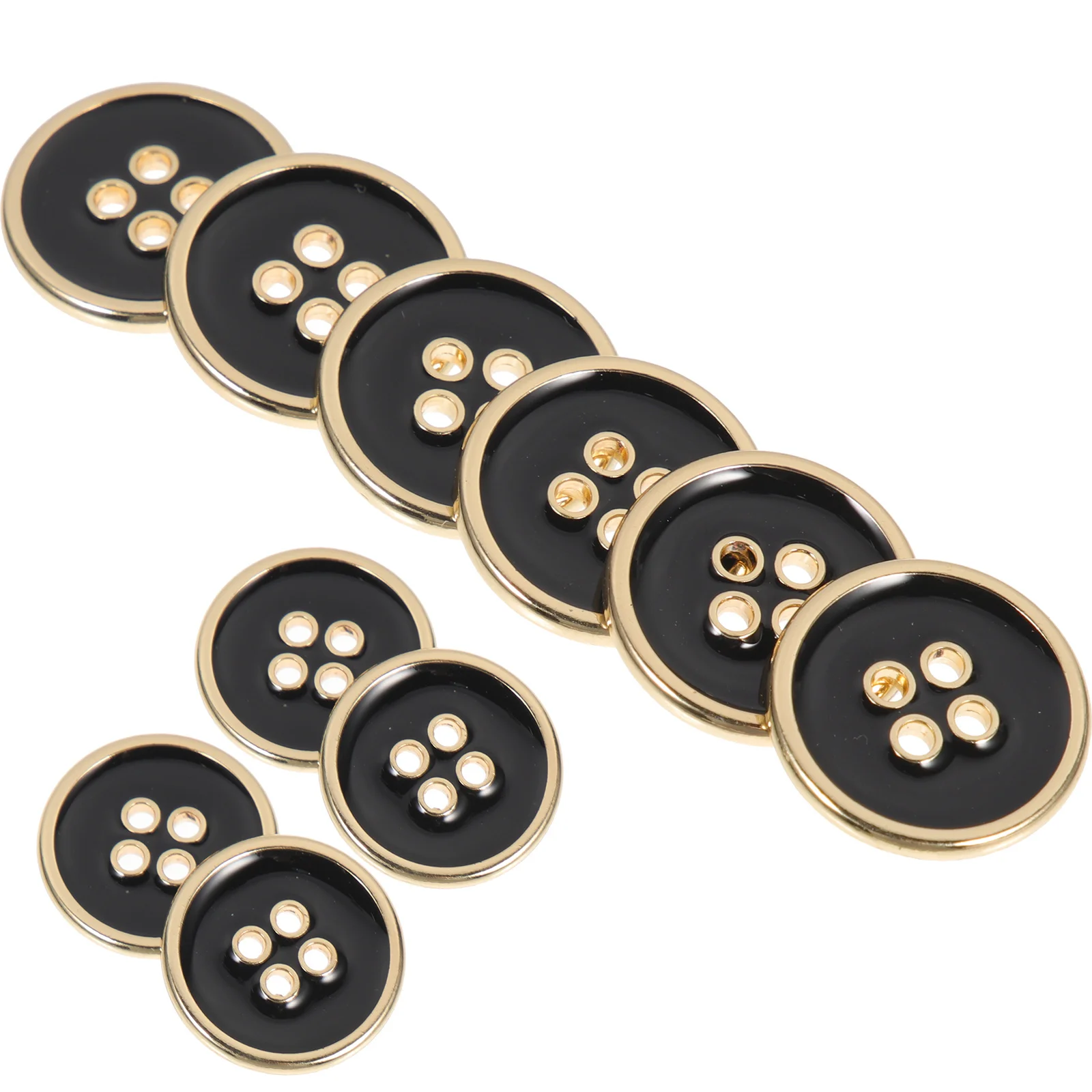 

VICASKY 10pcs Metal Coat Buttons Blazer Jeans Suit Buckle Craft Sewing Accessories for Men Women Scrapbooking Alloy Fasteners